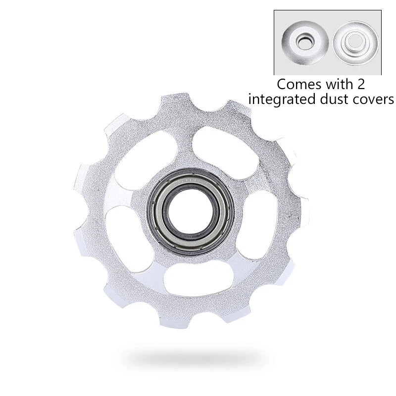 11T MTB Bicycle Rear Derailleur Jockey Wheel Waterproof Durable Ceramic Bearing Pulley AL7075 Road Bike Guide Roller Idler 5mm