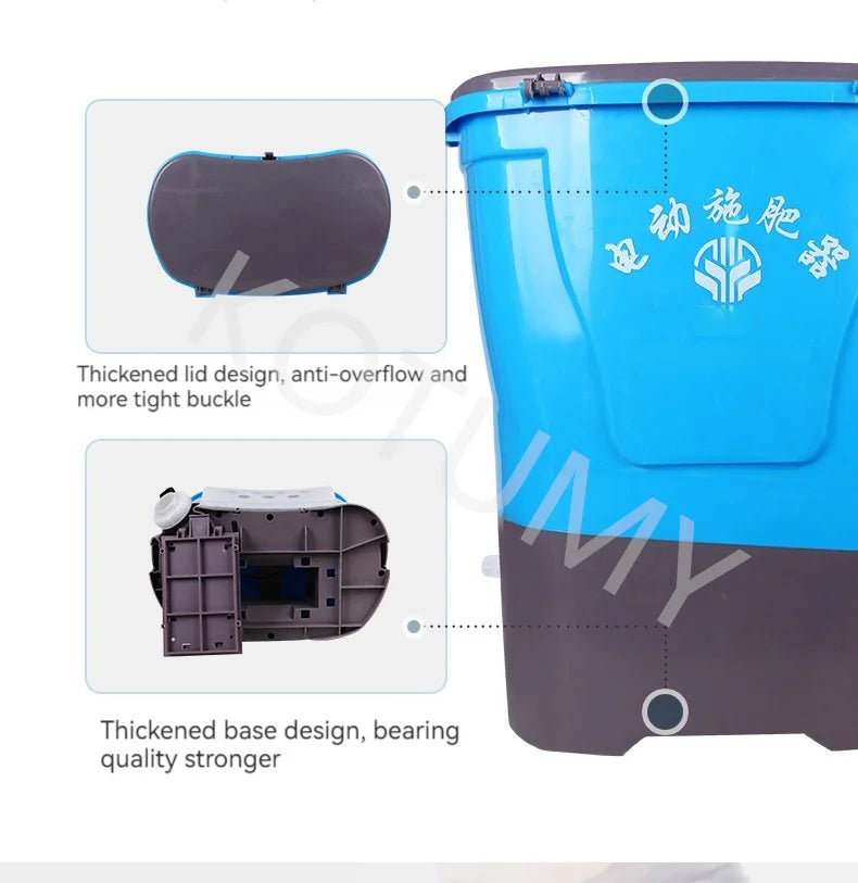 Electric fertilizer applicator Agricultural backpack type multi-function garden tools spreader
