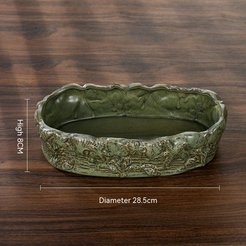 Ceramic Green Plant Flower Pot