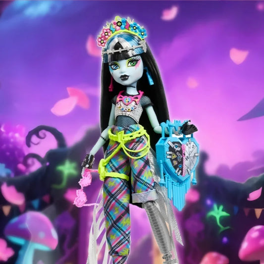 Authentic Barbie Frankie Stein Collectible Figure Gift Toy Perfect for High School Monster Fest Series Anime Cosplay Fans