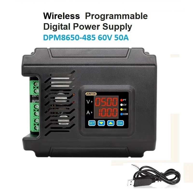 DPM8650 485RF DPM8650 60V 50A Remote Control Voltmeter Programmable Power Supply Solar Charging Constant Current Converter TTL