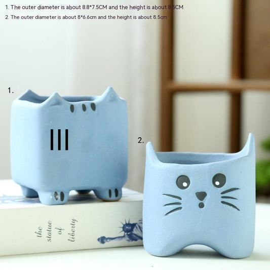 Creative Cute Kitty Succulent Flower Pot