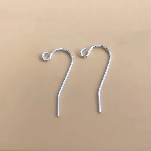 925 Sterling Silver Sparkle Ear Wire French Ear Wire Loop Ear Components Wholesale Jewelry Findings