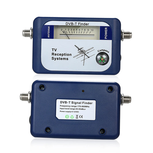 DVB-T Digital Satellite Signal Finder Meter Aerial Terrestrial TV Antenna with Compass TV Reception Systems DVB-T Signal Finder