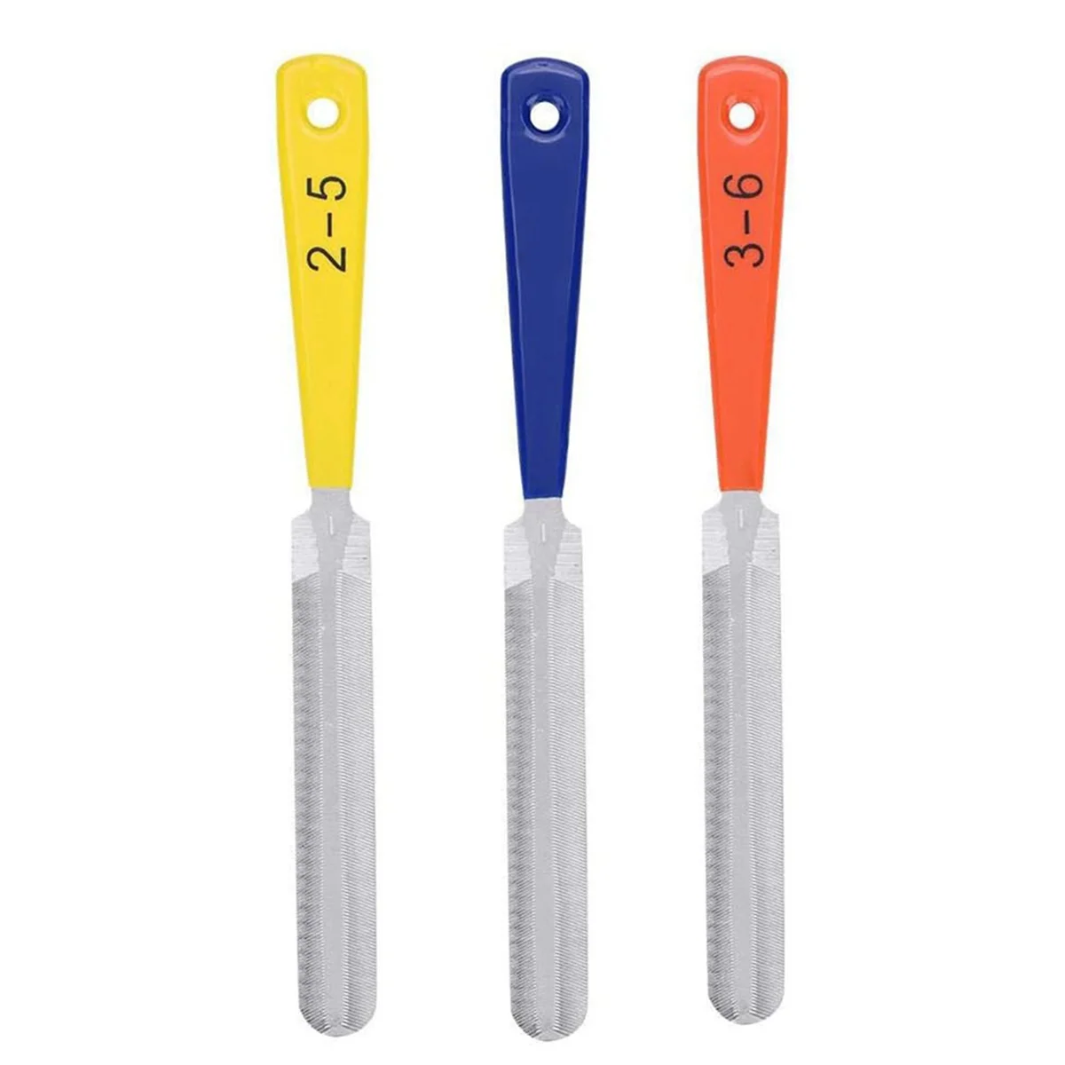 3Pcs Guitar Nut File Set Nail Puller Repair Tool Stainless Steel Guitar Fret File-ABJQ
