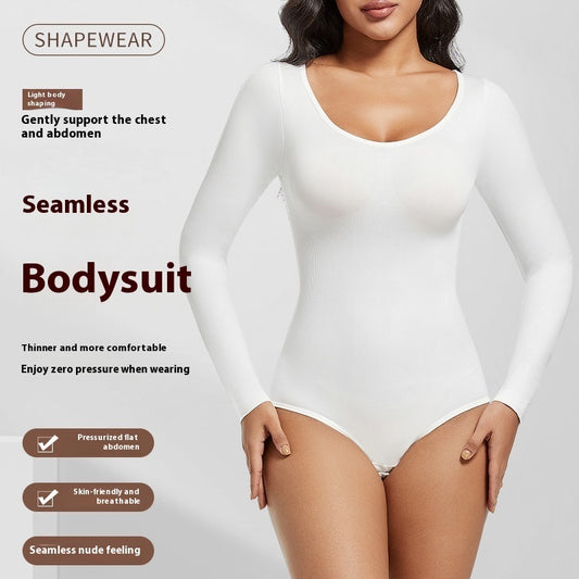 Body Shaping Triangle Jumpsuit Breasts Support Push Up Girdle