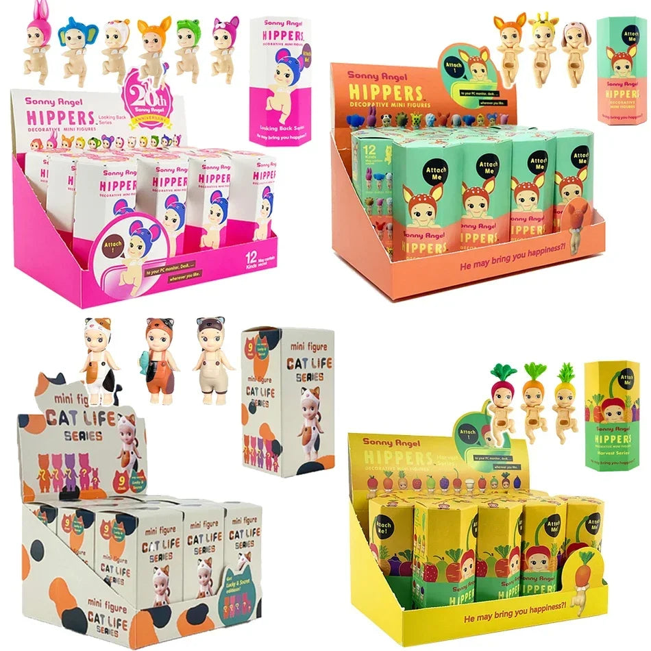 2025 New Hot S Angel Series Magic Box Blind Series Figurines Toys Ornaments Dolls For Fans Kids Christmas Gifts Cats Life Action